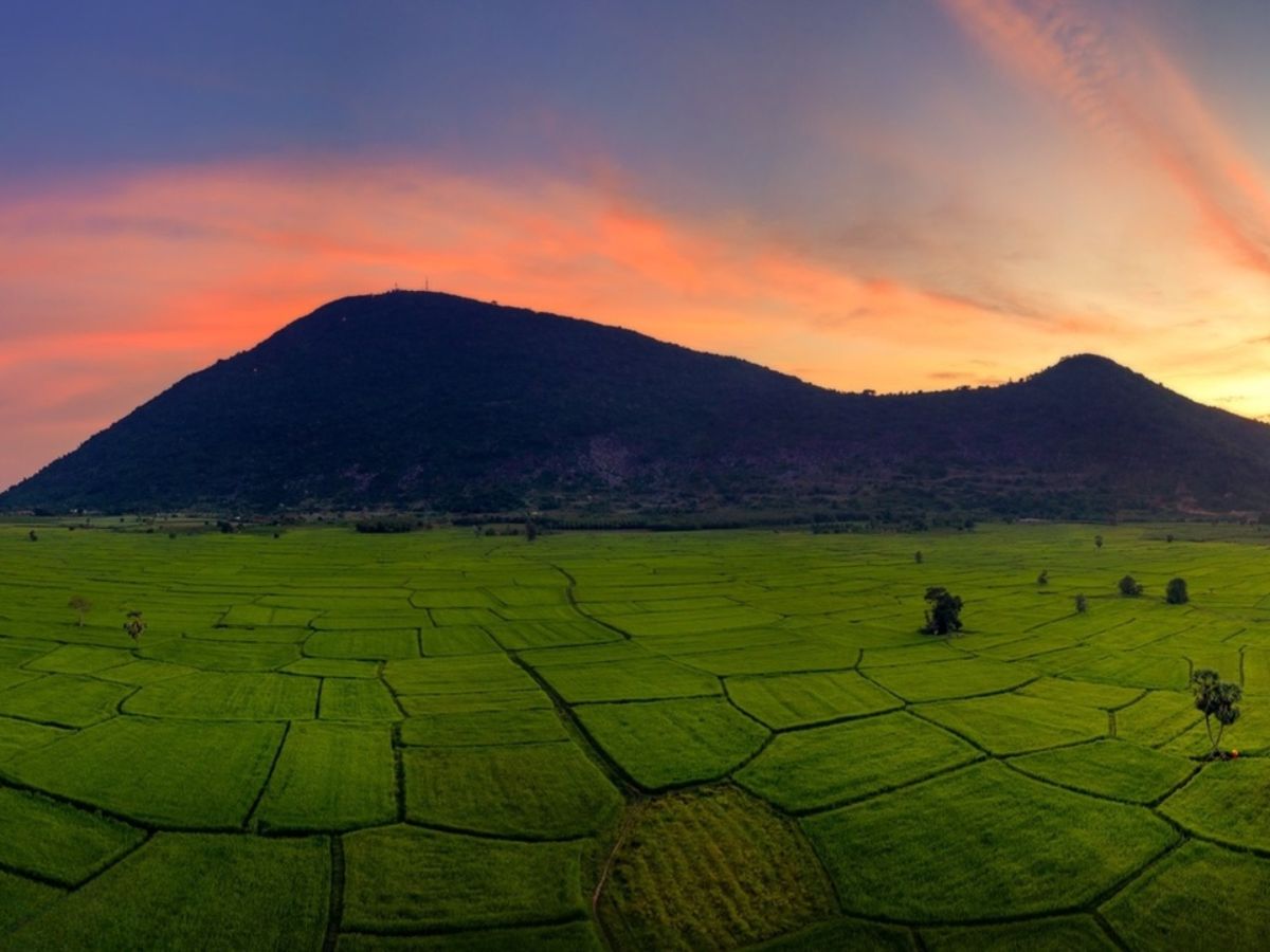 Khung cảnh yên bình của thiên nhiên Tây Ninh.