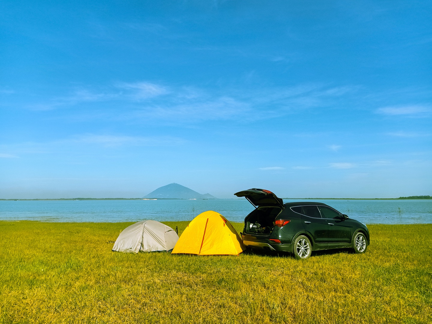 Trải nghiệm cắm trại tại Hồ Dầu Tiếng.